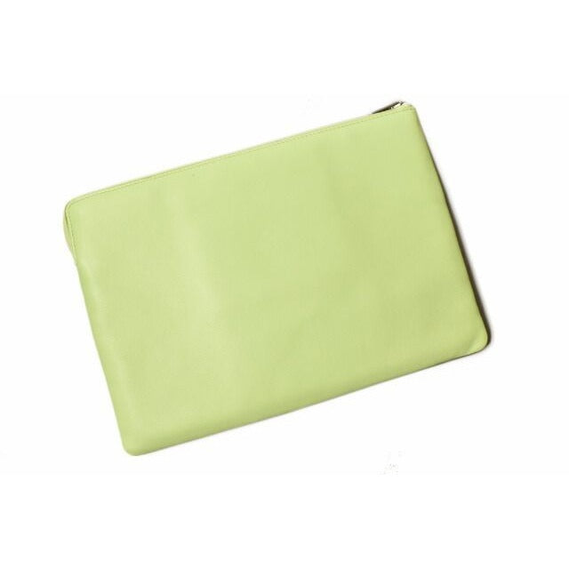 Celine Clutch Pouch Bag Ipad Case Light Green — view 3