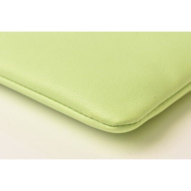 Celine Clutch Pouch Bag Ipad Case Light Green — view 9