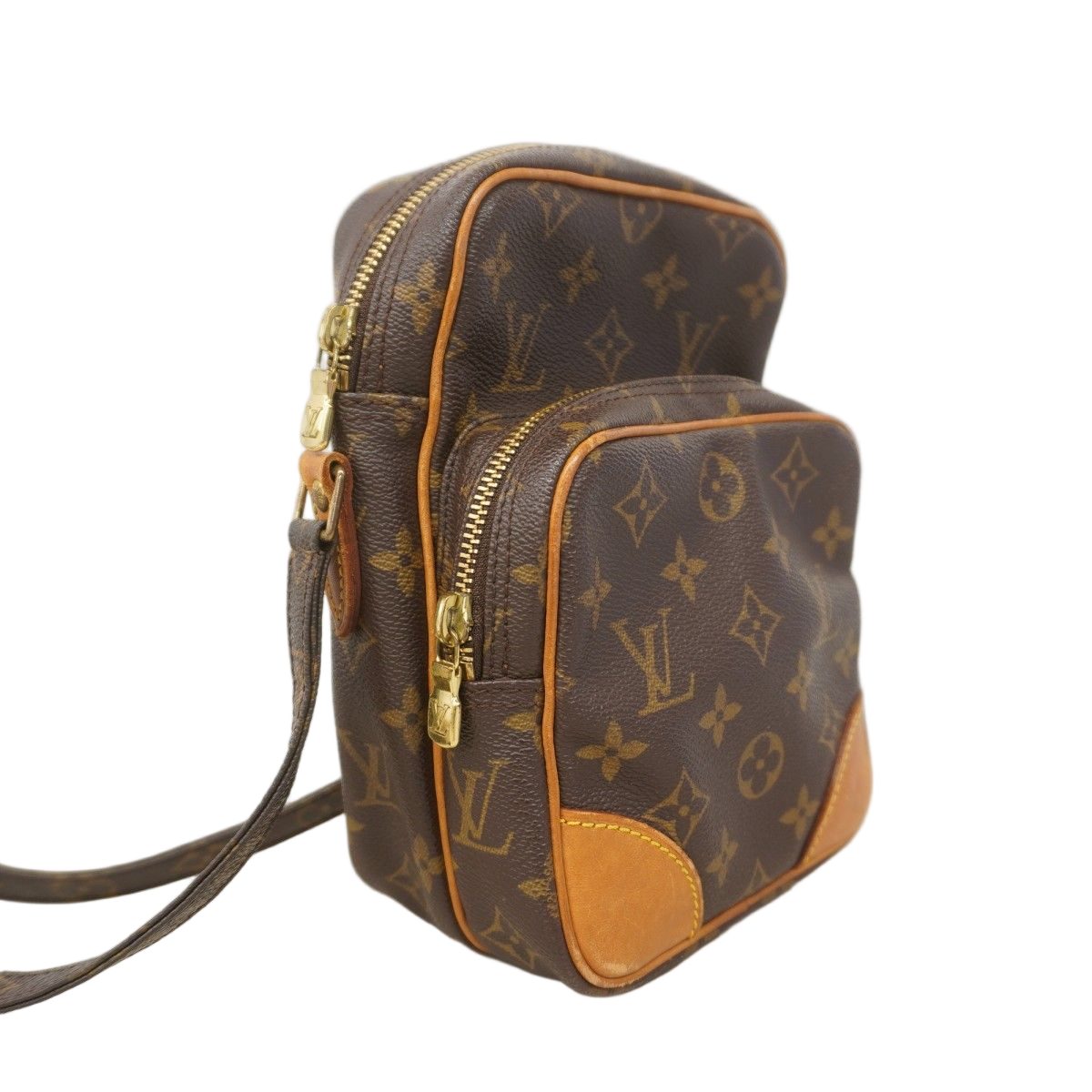 Louis Vuitton Shoulder Bag Monogram Amazon Brown — view 2