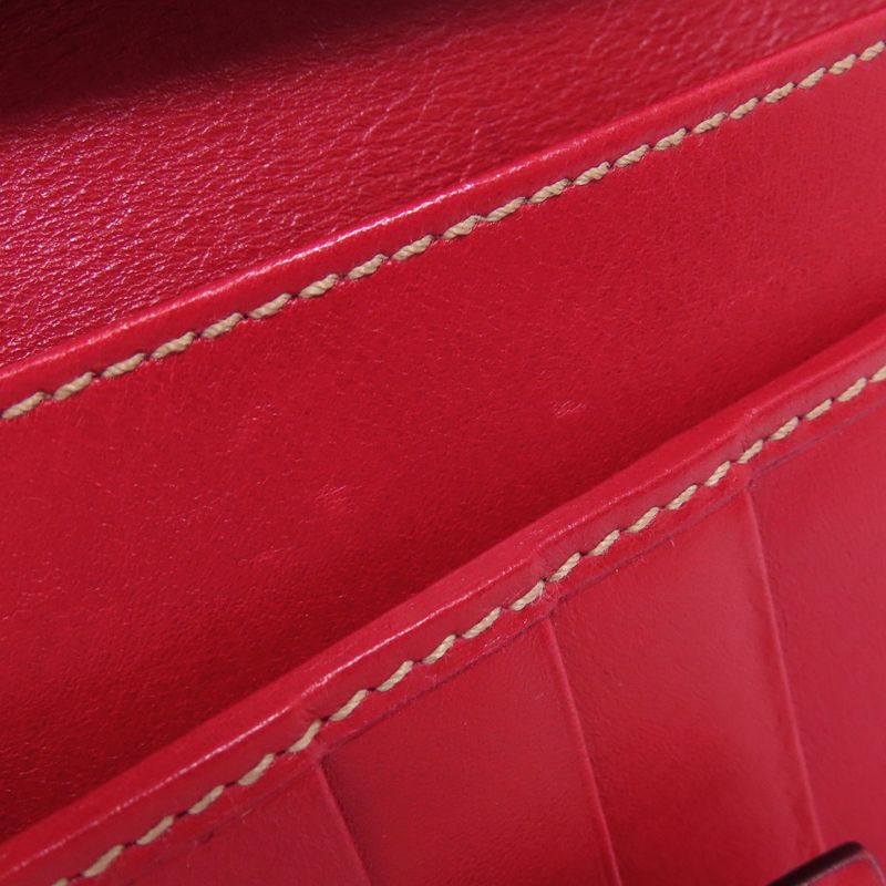 Gucci 153211 W-hook Wallet Long With Coin Purse Calf Women