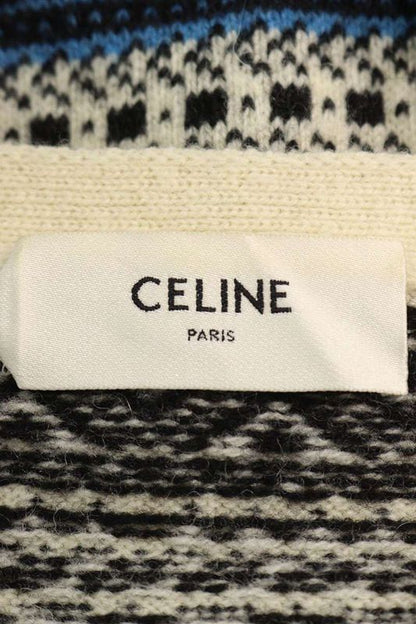 Celine 21SS 2a08l715m Wool Jacquard Loose Cardigan Men's M