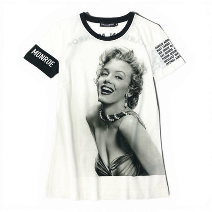 Dolce & Gabbana Ic5 & Marilyn Monroe T-Shirt XS White D&G — view 2