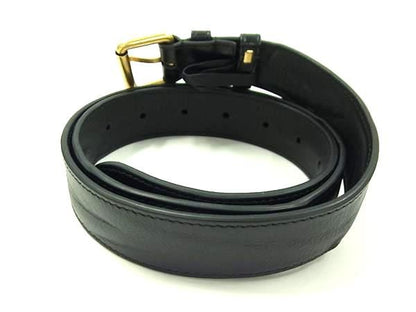 Gucci 476434 493075 Leather Silver Hardware Belt Only Size Indicated 85