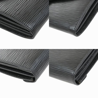 Fendi Long Wallet Logo Black Gold 64ka736