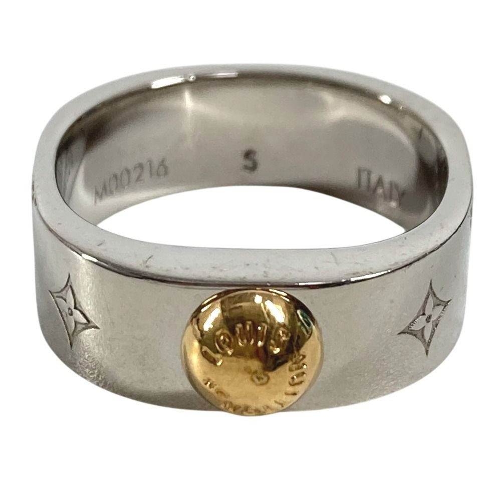 Louis Vuitton Ring Nanogram Metal Silver
