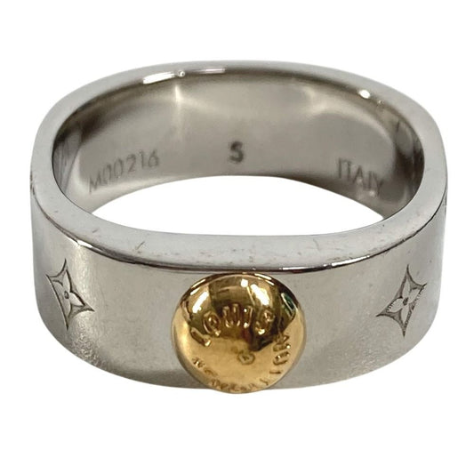 Louis Vuitton Ring Nanogram Metal Silver