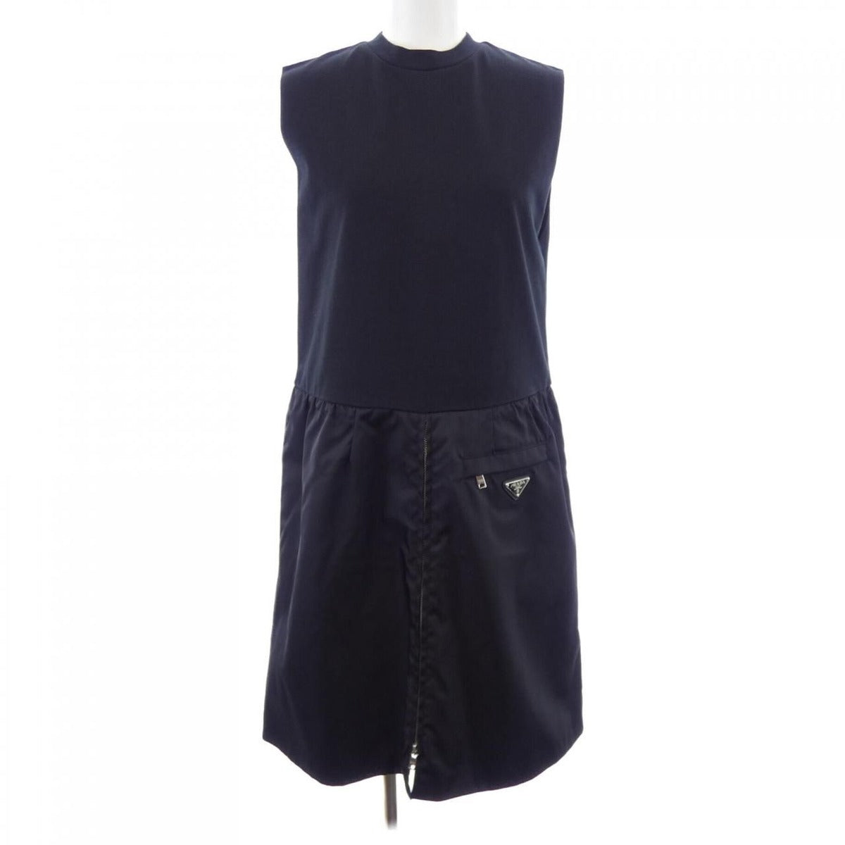 Prada Triangle Logo Dress