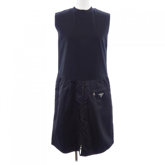 Prada Triangle Logo Dress