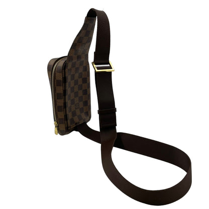 Louis Vuitton Damier Geronimos Brown Belt Bag Gold — view 2