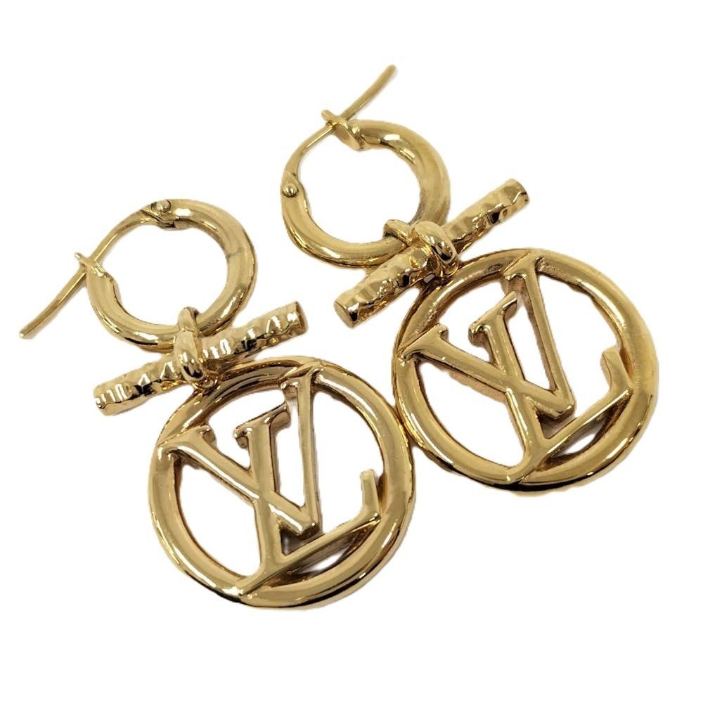 Louis Vuitton Boucle Doreille Baby e Earrings Plated Gold