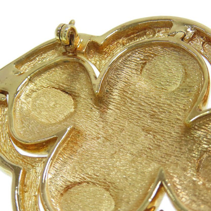 Christian DIOR Rhinestone Brooch Metal Ladies
