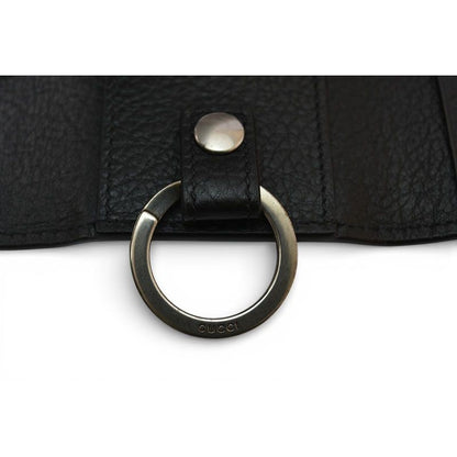 Gucci Key Case Holder 6 Rows GG Debossed Aadd7 1000 Black — view 4