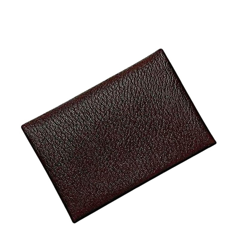 Hermes Bifold Wallet Calvi Duo Brown Blue Coin Purse