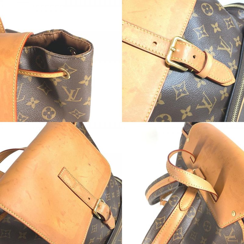 Louis Vuitton Backpack Sac Trio Backpack M44658 Monogram Canvas Brown