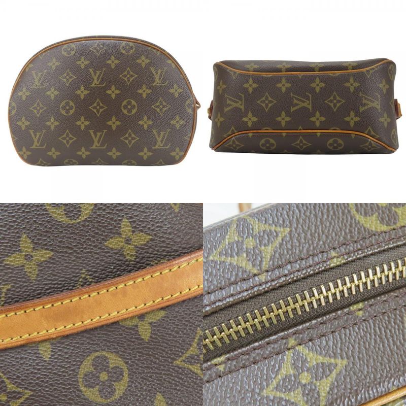 Louis Vuitton Shoulder Bag Blois M51221 Monogram Nubuck Brown Crossbody