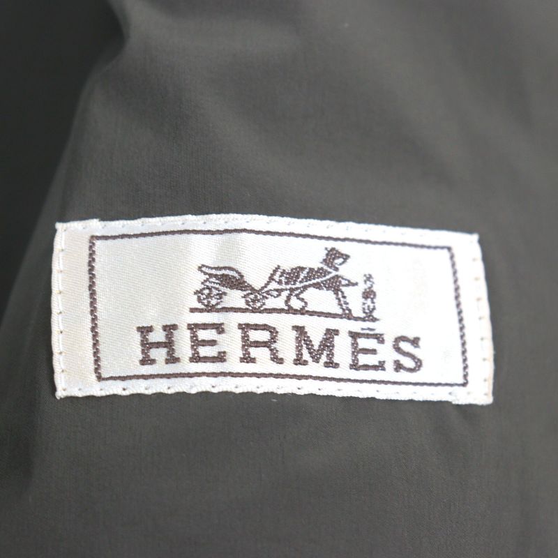 Hermes 24AW H462120hb 100% Wool Serie Buttons Water-repellent Nylon Switch