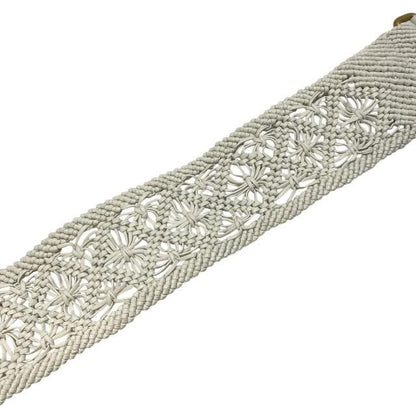 Christian Dior Bag Strap Replacement Shoulder Strap Small Leather White Gold