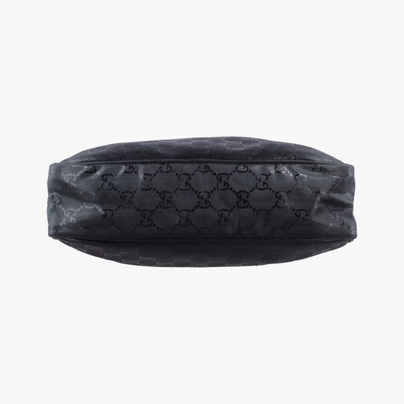 Guccigg Imprime Messenger Black PVC Coated Canvas 201448 I7043190