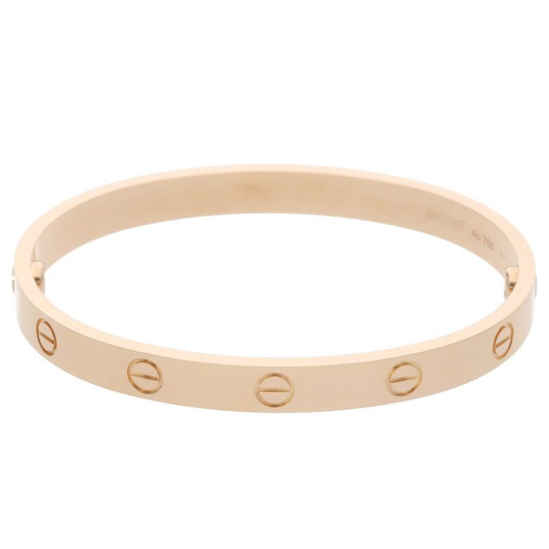 Cartier LOVE Bracelet Love Bracelet 18K Pink Gold Love Bracelet Men's 17