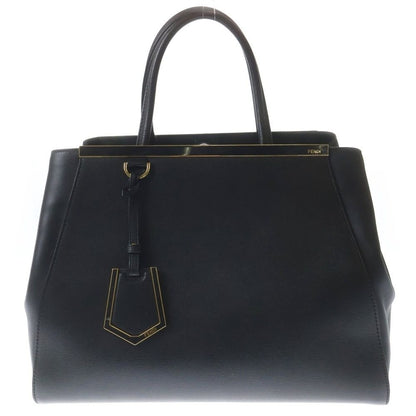 Fendi Toujour Tote Black Leather Gold