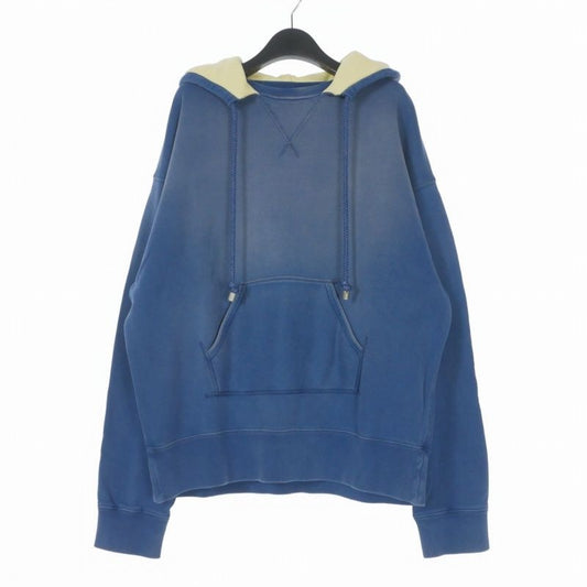 Loewe Hoodie Washed Long Sleeve M Indigo