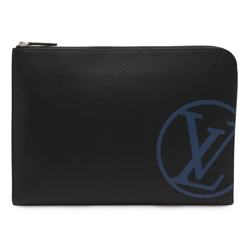 Louis Vuitton Circle Pochette Jules GM NM Clutch Bag Second Taurillon