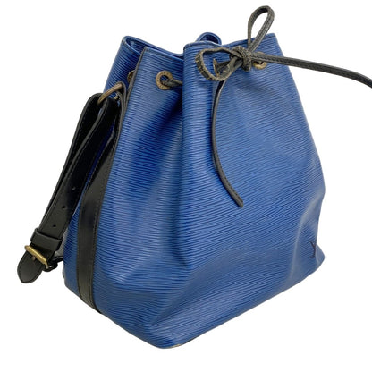 Louis Vuitton Shoulder Bag Epi Petit Noir Toledo Blue — view 2
