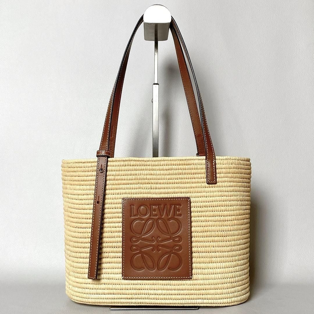 Loewe Square Basket Small Brown Bag