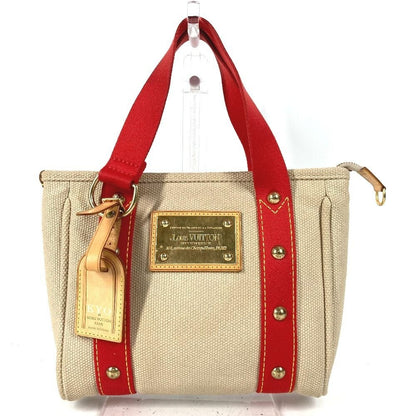 Louis Vuitton Handbag Cabas PM Cotton Beige