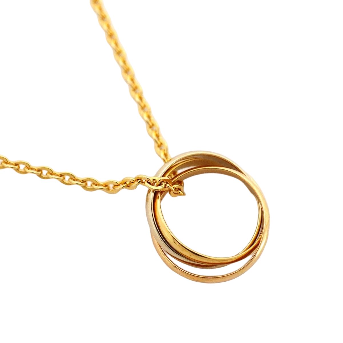 Cartier Necklace Baby Trinity 18k Yellow Gold 18k White Pink — view 2