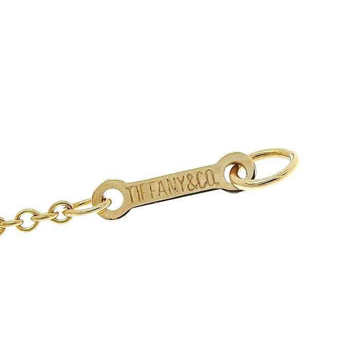 Tiffany & Co Infinity Cross Necklace 18K Yellow Gold 750 Yellow Gold 40.5cm