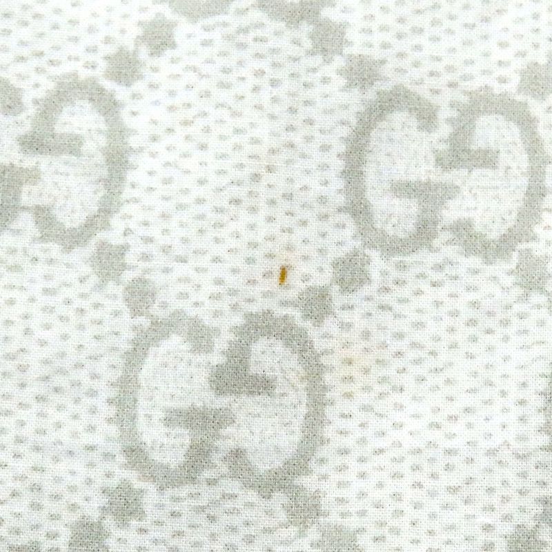 Gucci Web Stripe GG Cotton Shirt 791771 White Short Sleeve Shirt Size