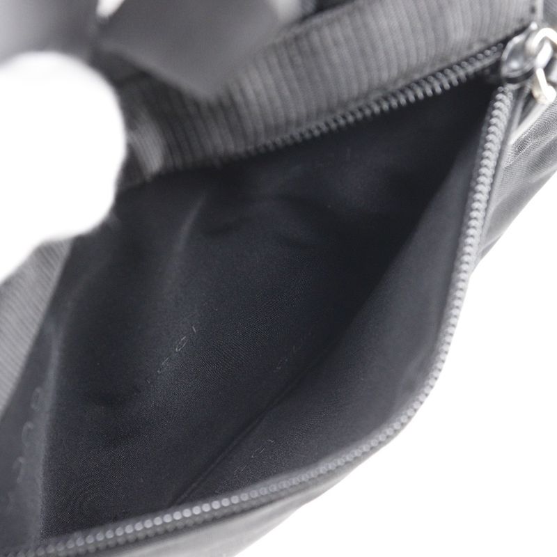 Gucci Backpack 019.0302 Nylon Canvas Black Unisex Backpack/daypack