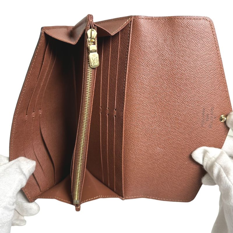 Louis Vuitton M60531 Monogram Wallet Portefeuille-sarah Long Wallet Louis