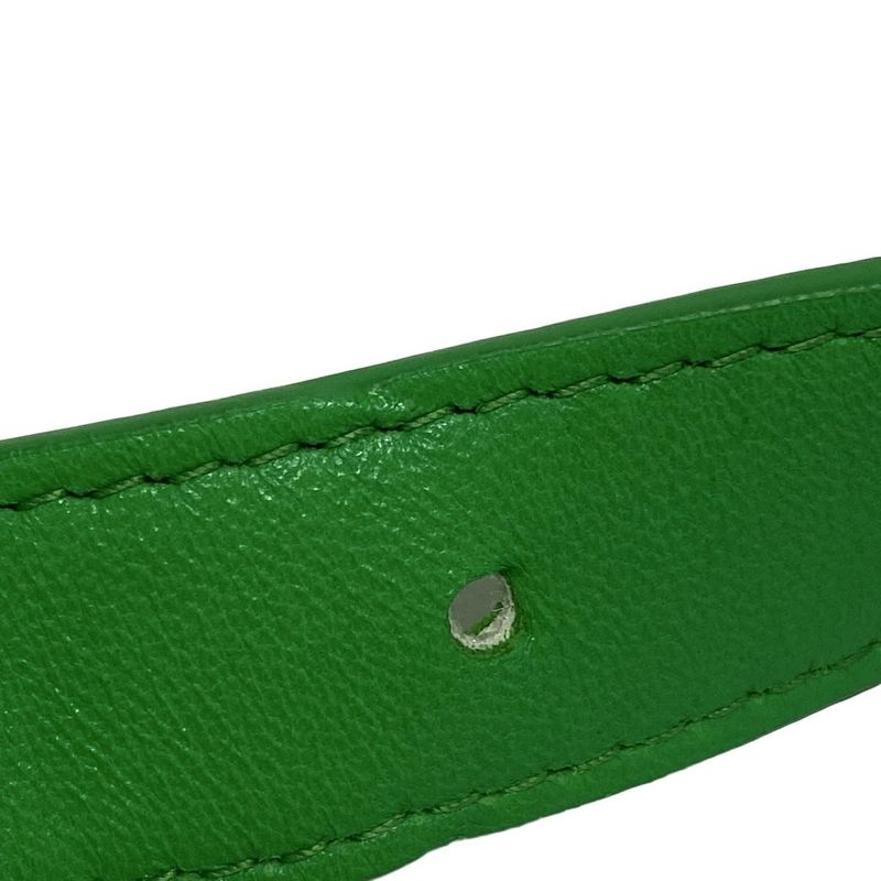 Bottega Veneta Shoulder Bag Padded Cassette Green Lambskin