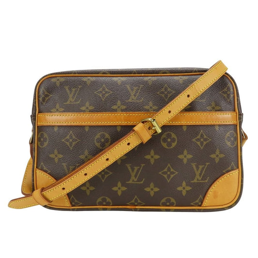 Louis Vuitton Shoulder Bag Trocadero PM Monogram Leather Brown