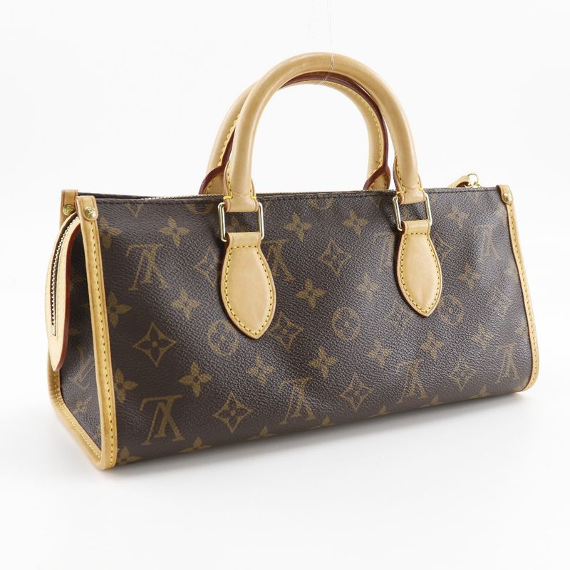 Louis Vuitton Popincourt M40009 Monogram Canvas Brown Vi0065 Ladies Handbag