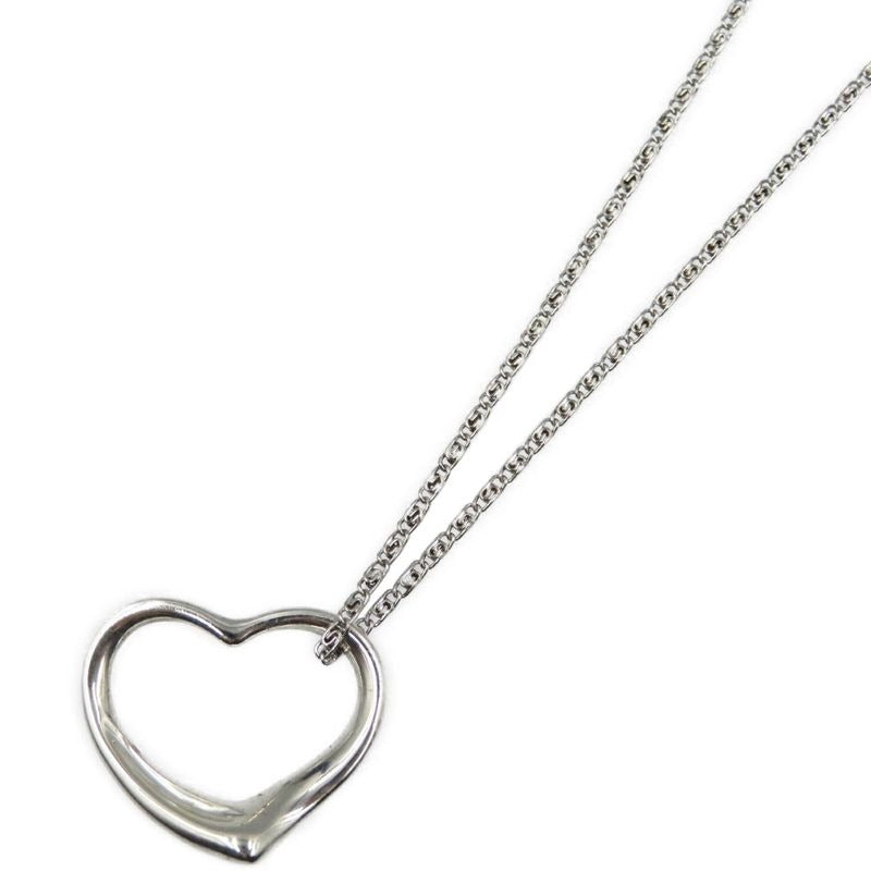 Tiffany & Co Open Heart 925 Silver Necklace 013
