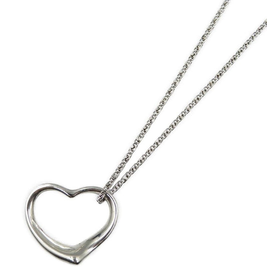 Tiffany & Co Open Heart 925 Silver Necklace 013