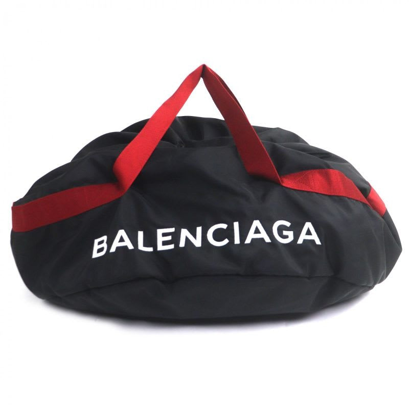 Balenciaga Wheel Nylon Logo Embroidery Drawstring Shape Large