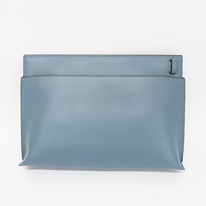 Loewe T Pouch Shoulder Bag Anagram Light Blue Light Blue Gold Hardware
