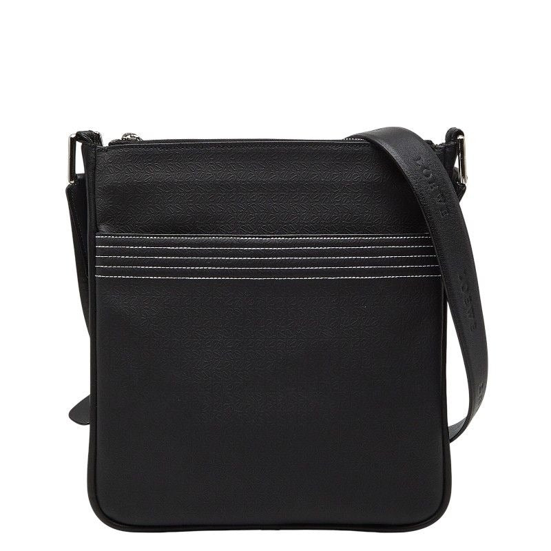 Loewe Repeat Anagram Black Leather
