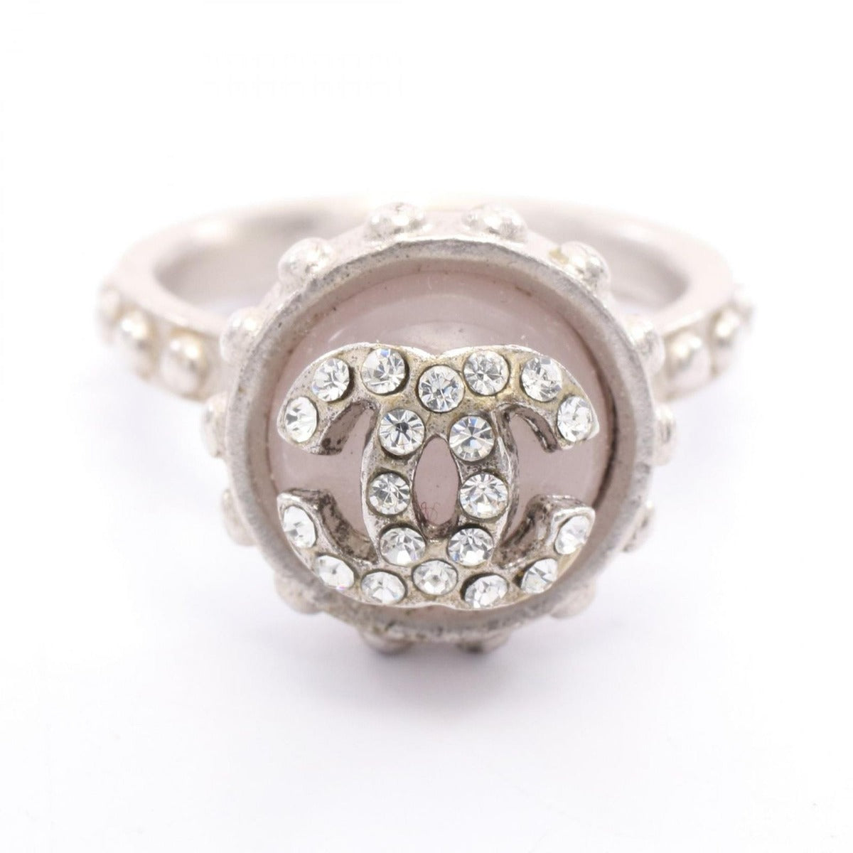 Chanel Ring CC Logo Stainless Steel