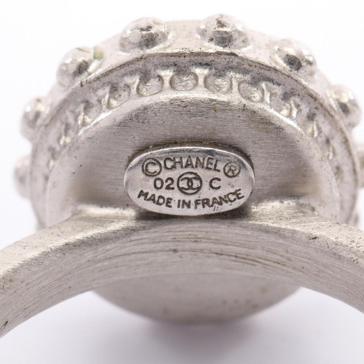Chanel Ring CC Logo Stainless Steel — view 5