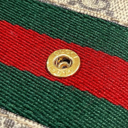 Gucci Ophidia 598662 Sherry Line GG Supreme Bifold Wallet For Women