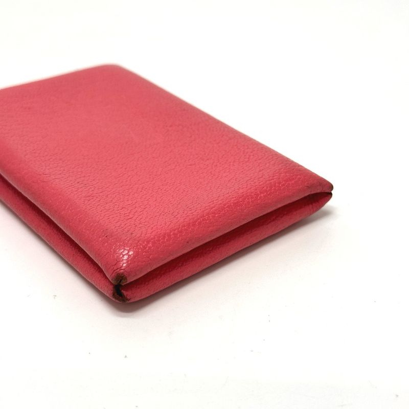 Hermes Card Case Calvi Epson Rose Azalea Pink