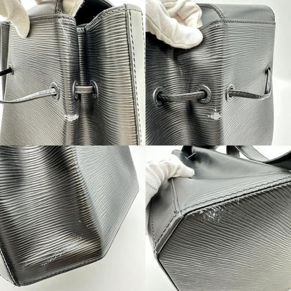 Louis Vuitton M80153 Sac Ad Shoulder Bag Epi Leather Noir Black Ladies Men