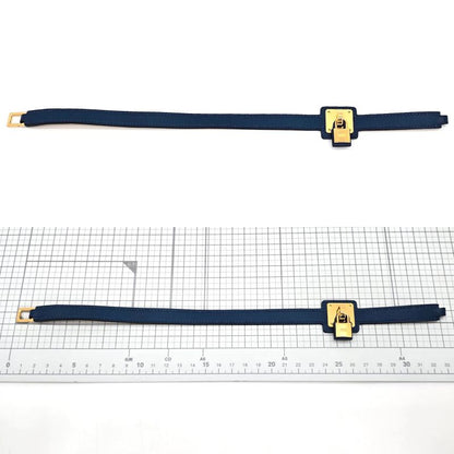 Hermes Auchelie Dubretour Leather Bracelet Double Winding T2 Approx 155cm