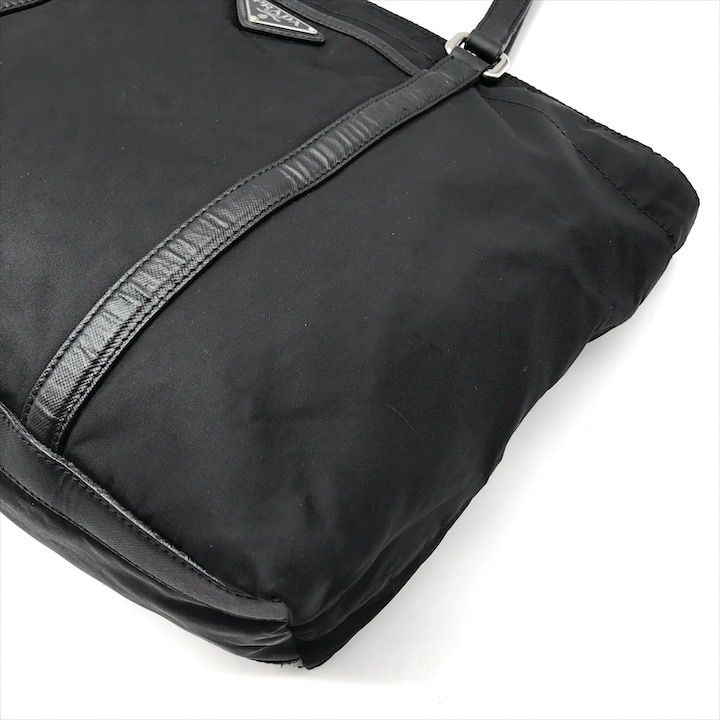 Prada Nylon Tessuto Saffiano Tote Black