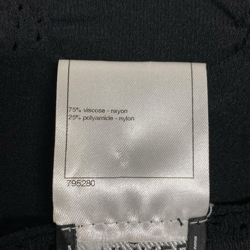 Chanel Cardigan Size 36 S Women - P40395 Black Ruffles/coco Mark Buttons/2011